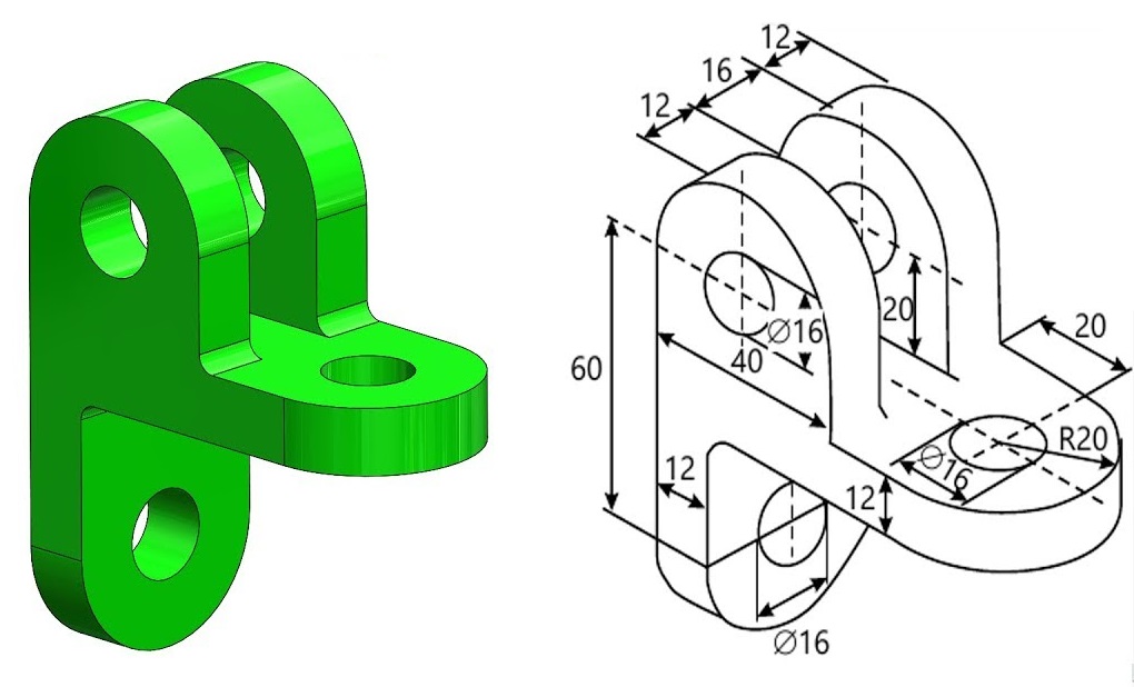 Чертеж из модели в solidworks